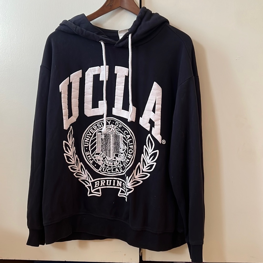 H&M Black UCLA Logo Hoodie